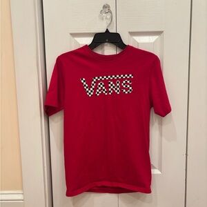 Vans Bold Red Crew Neck Tee